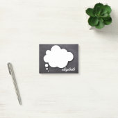 Blackboard Talk Bubble Gepersonaliseerde naam Post-it® Notes (Kantoor)