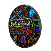 Blackboard Terug naar school Dartbord (Voorkant Rechts)