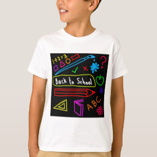Blackboard Terug naar school T-shirt