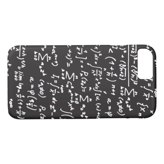 Blackboard Wiskunde-vergelijkingen Case-Mate iPhone Case (Achterkant (Horizontaal))
