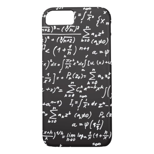 Blackboard Wiskunde-vergelijkingen Case-Mate iPhone Case (Achterkant)