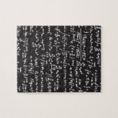 Blackboard Wiskunde-vergelijkingen Legpuzzel (Horizontaal)