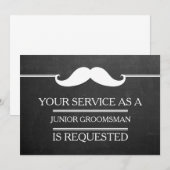 Blackboard Your Service as a Groomsman Request Inv Kaart (Voorkant / Achterkant)