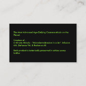 BlackBox Cosmetics, Independent Sales Associ... Visitekaartje (Achterkant)