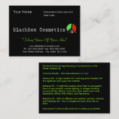 BlackBox Cosmetics, Independent Sales Associ... Visitekaartje (Voorkant / Achterkant)