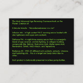 BlackBox Cosmetics, Independent Sales Associ... Visitekaartje (Achterkant)