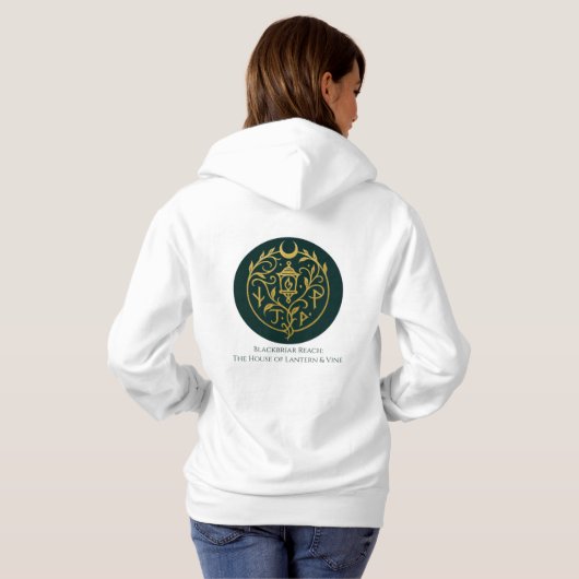 Blackbriar Bereik Logo Vrouwen Hoodie (Achterkant volledig)