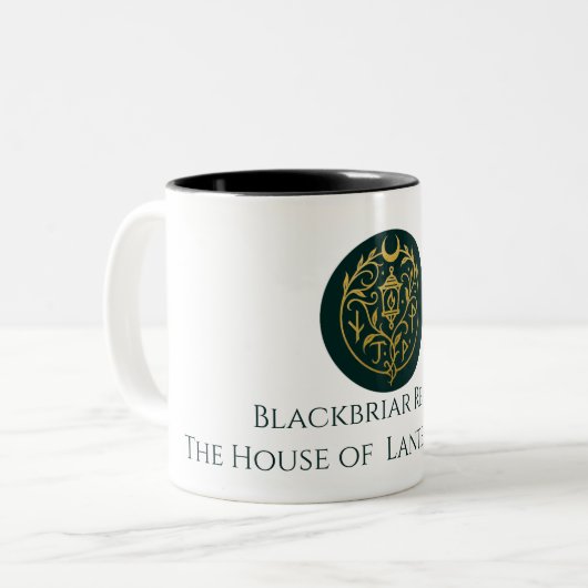 Blackbriar Reach Logo en titel Mok (Voorkant links)