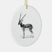Blackbuck Antelope Keramisch Ornament (Rechts)