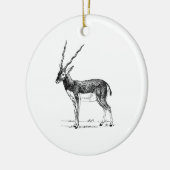 Blackbuck Antelope Keramisch Ornament (Links)