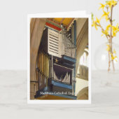 Blackburn Cathedral orgelkaart (verticaal) Kaart (Gele Bloem)