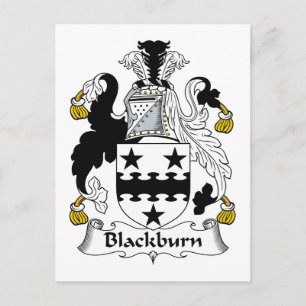 Blackburn Family Crest Briefkaart