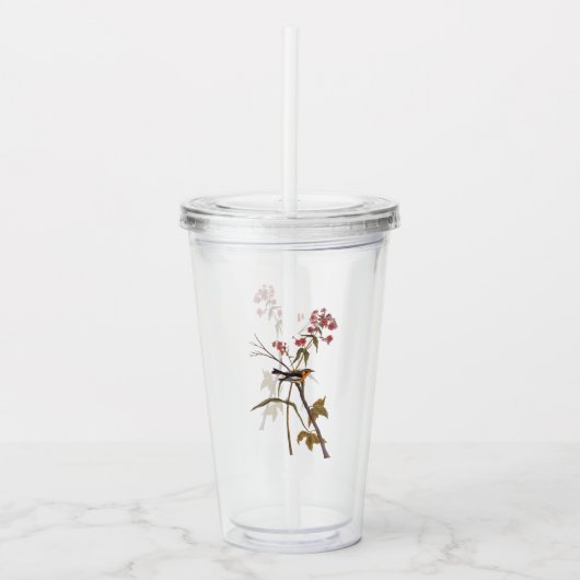 Blackburnian Warbler  Audubon Songbird Art Acryl Drinkbeker (Voorkant)