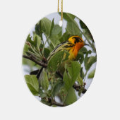 Blackburnian Warbler Keramisch Ornament (Rechts)