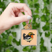 Blackburnian Warbler Sleutelhanger (Hand)