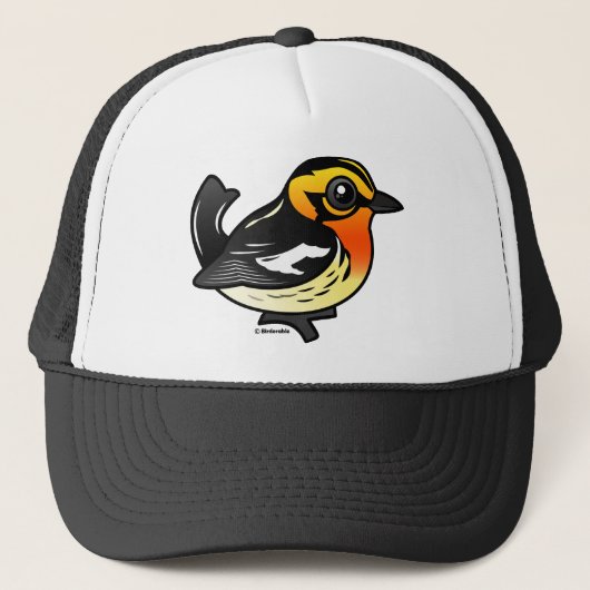 Blackburnian Warbler Trucker Pet (Voorkant)