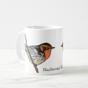Blackburnian Warbler Witte Koffie Cup Koffiemok