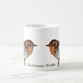 Blackburnian Warbler Witte Koffie Cup Koffiemok (Center)