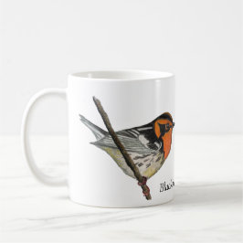 Blackburnian Warbler Witte Koffie Cup Koffiemok
