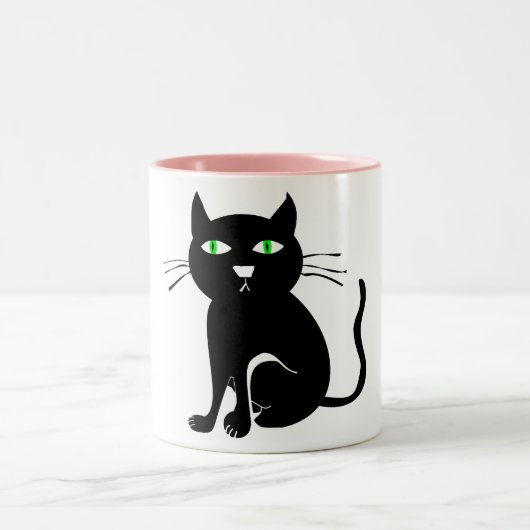 BlackCat-Mok Tweekleurige Koffiemok (Center)
