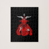 Blackcraft Antichrist Goat Satan Baphomet Legpuzzel (Verticaal)