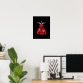 Blackcraft Antichrist Goat Satan Baphomet Poster (Thuiskantoor)