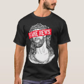 Blackcraft AntiChristian Fake News Funny Jesus Ath T-shirt (Voorkant)