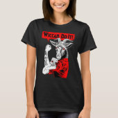 Blackcraft Baphomet Wiccan Do It Satanic Feminist  T-shirt (Voorkant)