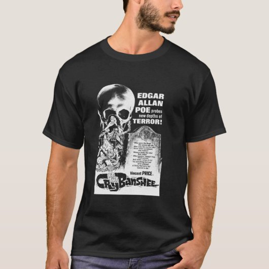 Blackcraft Edgar Allan Poe Cry van de Donkere Donk T-shirt (Voorkant)