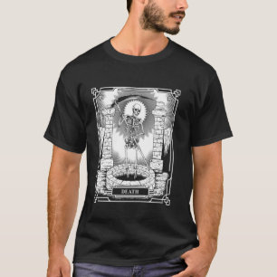 Blackcraft Witchy Skeleton Death the Grim Reaper T T-shirt