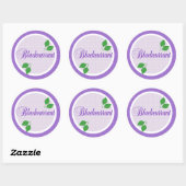 BlackCurrant Fruit Label Sticker (Vel)