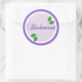 BlackCurrant Fruit Label Sticker (Tas)