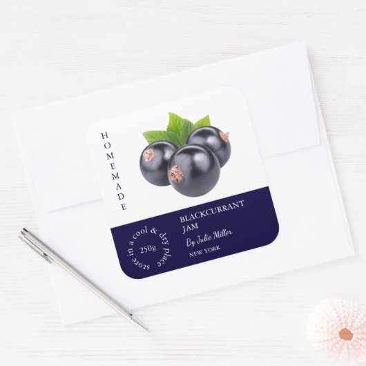 BlackCurrant Small Business Label (Envelop)