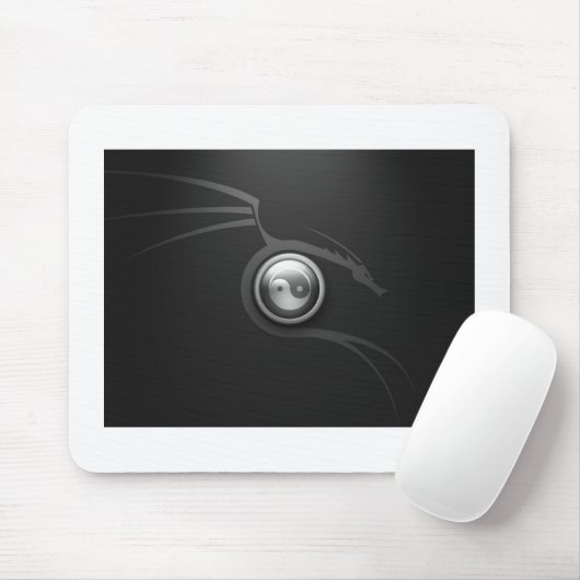 blackdraak_1152 - Gepersonaliseerd Muismat (Met muis)