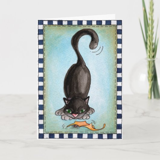 Blackest Cats - Wenskaart Kaart (Voorkant)