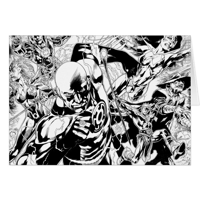 Blackest Night Comic Panel (Voorkant Horizontaal)