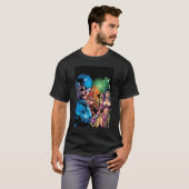 Blackest Night Comic Panel 2 - Kleur T-shirt (Voorkant volledig)