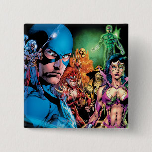 Blackest Night Comic Panel 2 - Kleur Vierkante Button 5,1 Cm