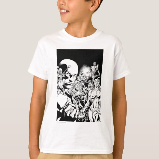 Blackest Night Comic Panel 2 T-shirt (Voorkant)
