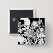 Blackest Night Comic Panel 2 Vierkante Button 5,1 Cm (Voorkant /achterkant)