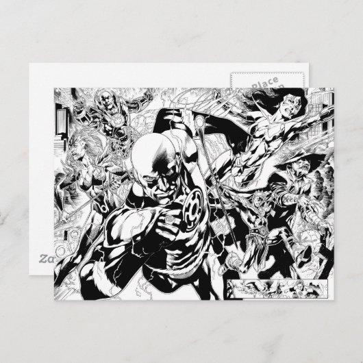 Blackest Night Comic Panel Briefkaart (Voorkant / Achterkant)