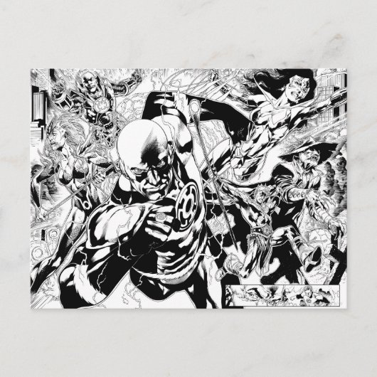 Blackest Night Comic Panel Briefkaart (Voorkant)