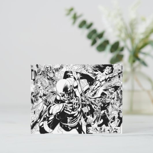 Blackest Night Comic Panel Briefkaart (Staand voorkant)