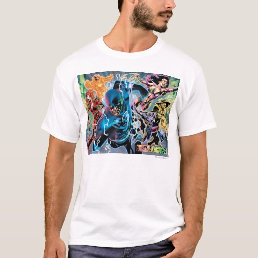 Blackest Night Comic Panel - Kleur T-shirt (Voorkant)