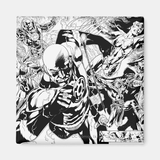 Blackest Night Comic Panel Magneet (Voorkant)