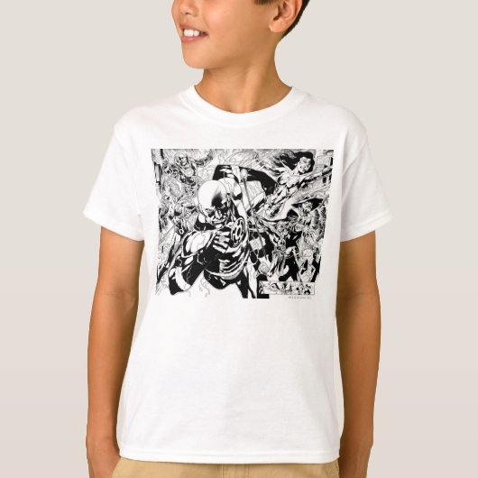 Blackest Night Comic Panel T-shirt (Voorkant)