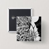 Blackest Night Group en Moon 2 Vierkante Button 5,1 Cm (Voorkant /achterkant)