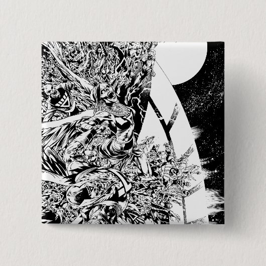 Blackest Night Group en Moon 2 Vierkante Button 5,1 Cm (Voorkant)