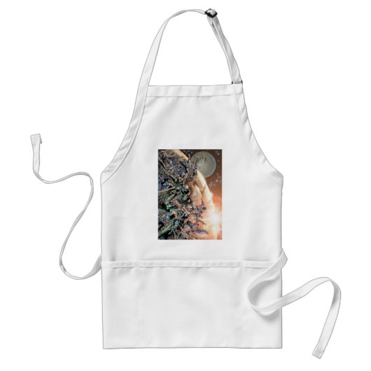 Blackest Night Group en Moon Standaard Schort (Voorkant)