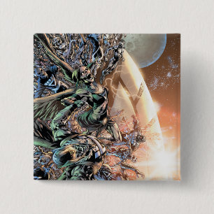 Blackest Night Group en Moon Vierkante Button 5,1 Cm